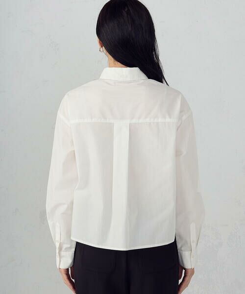 COMME CA ISM / コムサイズム シャツ・ブラウス | 【宮城舞さん着用】ボックスシルエットクロップドシャツ | 詳細9