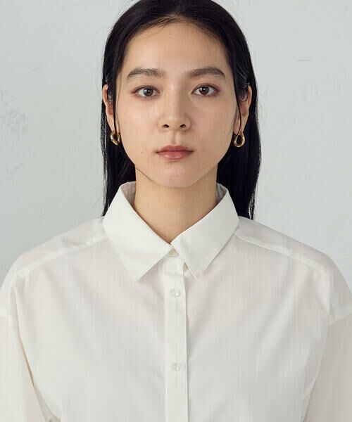 COMME CA ISM / コムサイズム シャツ・ブラウス | 【宮城舞さん着用】ボックスシルエットクロップドシャツ | 詳細10