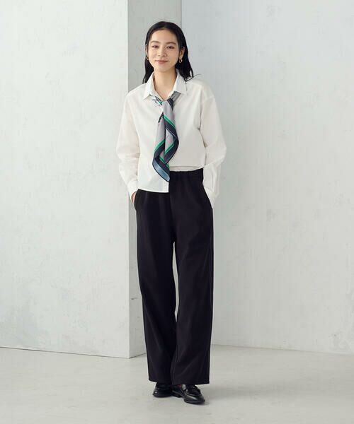 COMME CA ISM / コムサイズム シャツ・ブラウス | 【宮城舞さん着用】ボックスシルエットクロップドシャツ | 詳細3