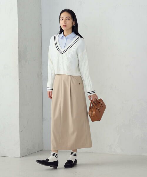 COMME CA ISM / コムサイズム シャツ・ブラウス | 【宮城舞さん着用】ボックスシルエットクロップドシャツ | 詳細19