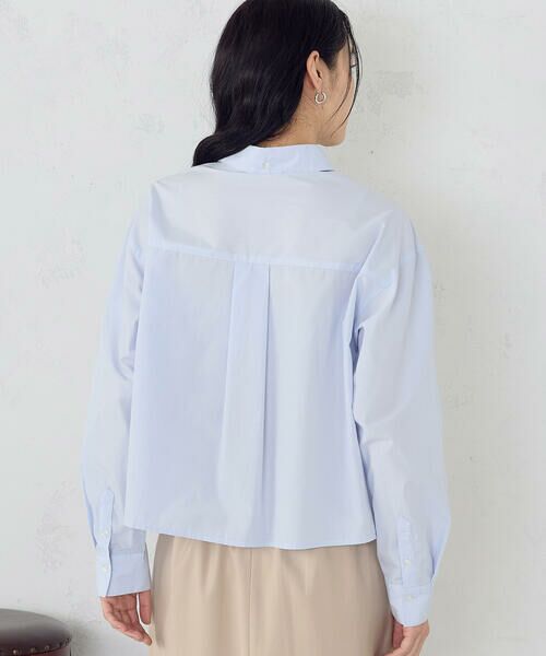 COMME CA ISM / コムサイズム シャツ・ブラウス | 【宮城舞さん着用】ボックスシルエットクロップドシャツ | 詳細21