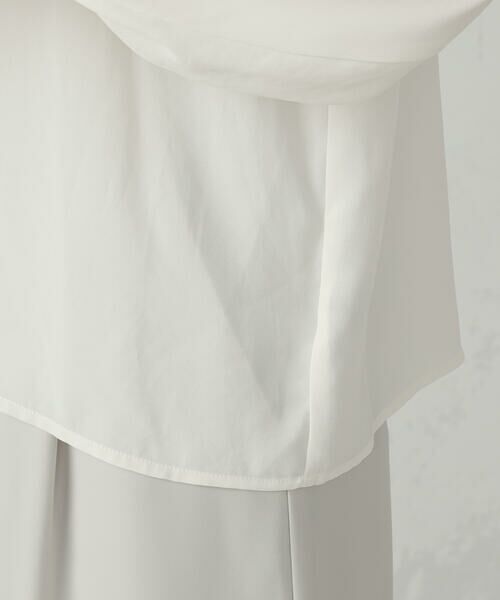COMME CA ISM / コムサイズム シャツ・ブラウス | ポリエステルジョーゼット シャーリングブラウス | 詳細12