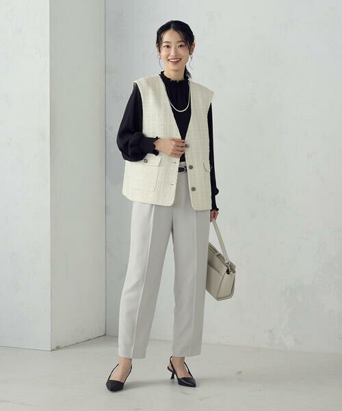 COMME CA ISM / コムサイズム シャツ・ブラウス | ポリエステルジョーゼット シャーリングブラウス | 詳細16