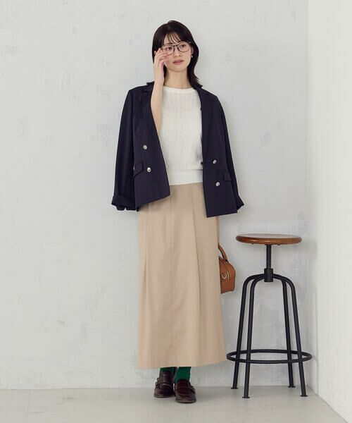 COMME CA ISM / コムサイズム テーラードジャケット | 鹿の子ダブル ブレストテーラードジャケット | 詳細6