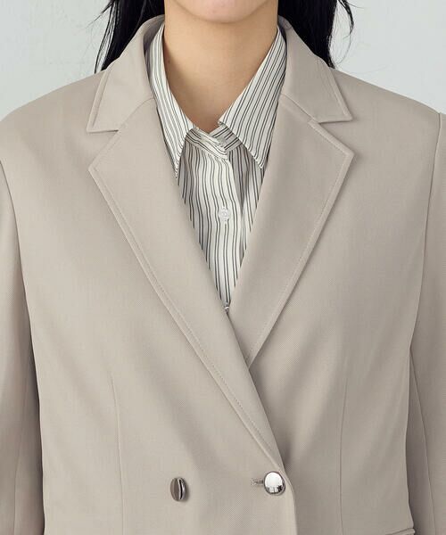COMME CA ISM / コムサイズム テーラードジャケット | 鹿の子ダブル ブレストテーラードジャケット | 詳細19