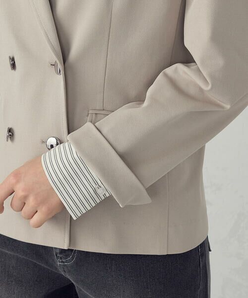 COMME CA ISM / コムサイズム テーラードジャケット | 鹿の子ダブル ブレストテーラードジャケット | 詳細21