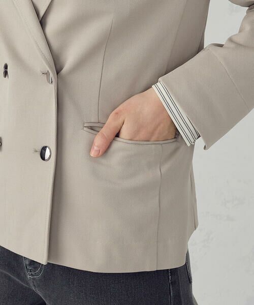 COMME CA ISM / コムサイズム テーラードジャケット | 鹿の子ダブル ブレストテーラードジャケット | 詳細22