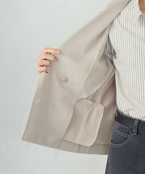 COMME CA ISM / コムサイズム テーラードジャケット | 鹿の子ダブル ブレストテーラードジャケット | 詳細24