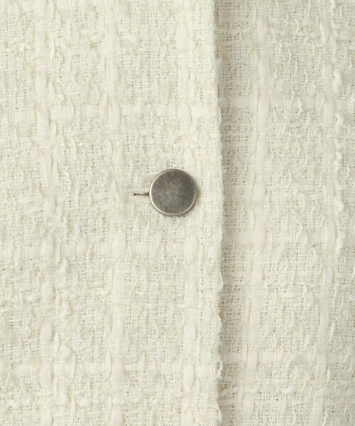 COMME CA ISM / コムサイズム その他アウター | ファンシーツイード ステンカラーショートジャケット | 詳細14