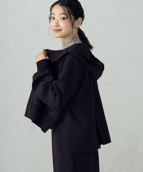 COMME CA ISM / コムサイズム ブルゾン | フードブルゾン / セットアップ対応 | 詳細4