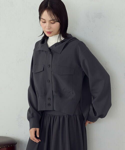 COMME CA ISM / コムサイズム ブルゾン | フードブルゾン / セットアップ対応 | 詳細11