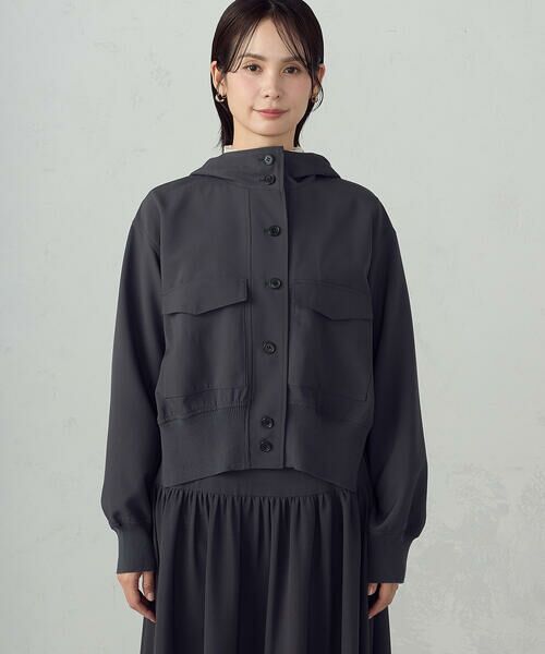 COMME CA ISM / コムサイズム ブルゾン | フードブルゾン / セットアップ対応 | 詳細14