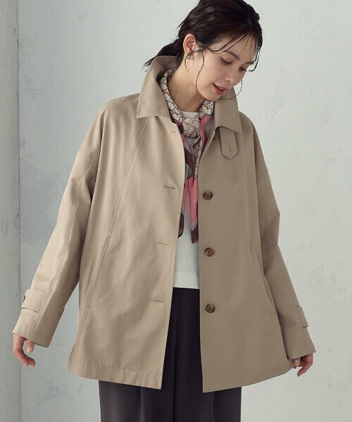COMME CA ISM / コムサイズム その他アウター | テントコート（ベージュ）