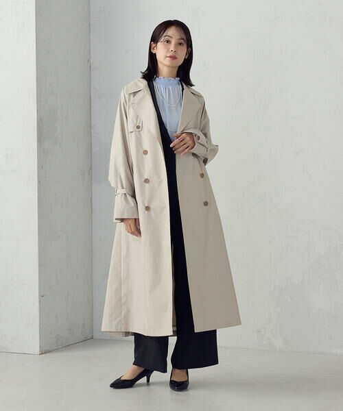 COMME CA ISM / コムサイズム トレンチコート | トレンチコート（グレージュ）