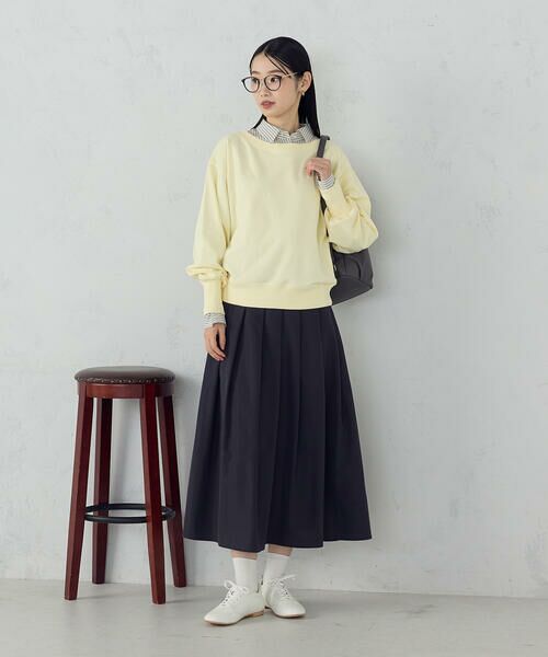 COMME CA ISM / コムサイズム ロング・マキシ丈スカート | タックスカート | 詳細1