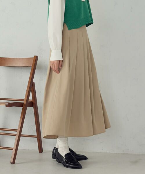 COMME CA ISM / コムサイズム ロング・マキシ丈スカート | タックスカート | 詳細8