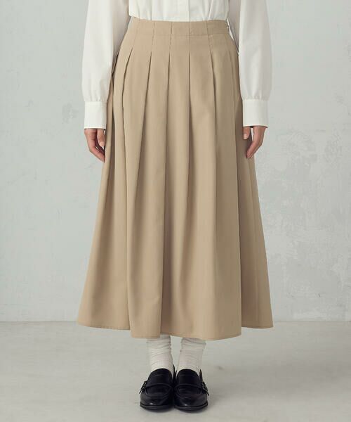 COMME CA ISM / コムサイズム ロング・マキシ丈スカート | タックスカート | 詳細10