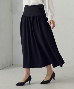 COMME CA ISM / コムサイズム ロング・マキシ丈スカート | ギャザースカート / セットアップ対応