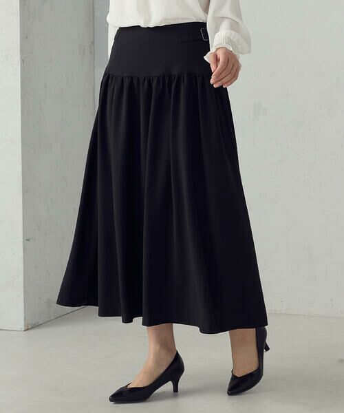 COMME CA ISM / コムサイズム ロング・マキシ丈スカート | ギャザースカート / セットアップ対応 | 詳細4