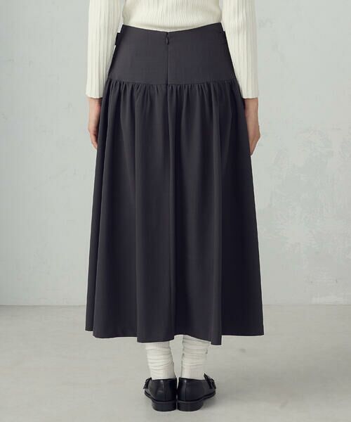 COMME CA ISM / コムサイズム ロング・マキシ丈スカート | ギャザースカート / セットアップ対応 | 詳細12
