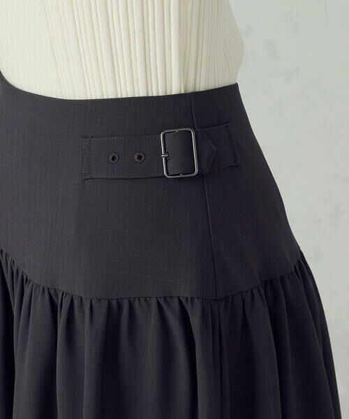 COMME CA ISM / コムサイズム ロング・マキシ丈スカート | ギャザースカート / セットアップ対応 | 詳細14