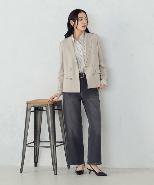 COMME CA ISM / コムサイズム デニムパンツ | 10オンスストレッチデニム ストレートパンツ | 詳細2