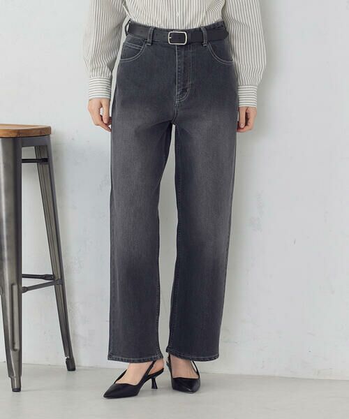 COMME CA ISM / コムサイズム デニムパンツ | 10オンスストレッチデニム ストレートパンツ | 詳細4