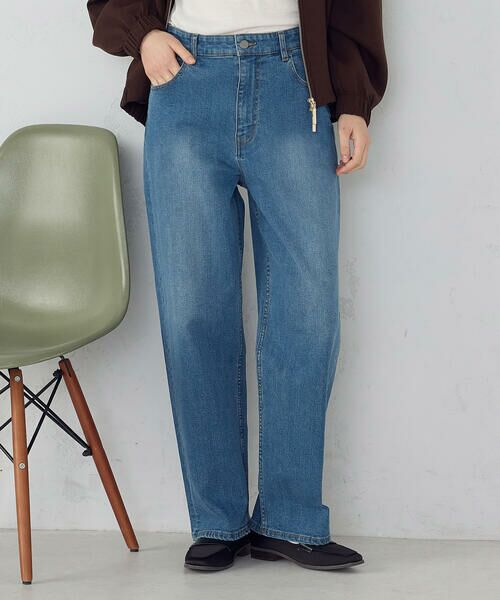 COMME CA ISM / コムサイズム デニムパンツ | 10オンスストレッチデニム ストレートパンツ | 詳細11