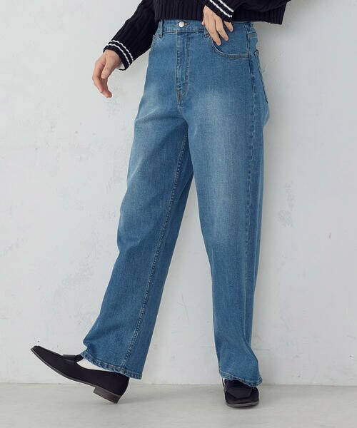 COMME CA ISM / コムサイズム デニムパンツ | 10オンスストレッチデニム ストレートパンツ | 詳細13