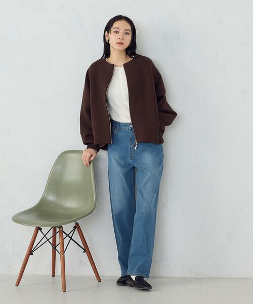 COMME CA ISM / コムサイズム デニムパンツ | 10オンスストレッチデニム ストレートパンツ | 詳細6