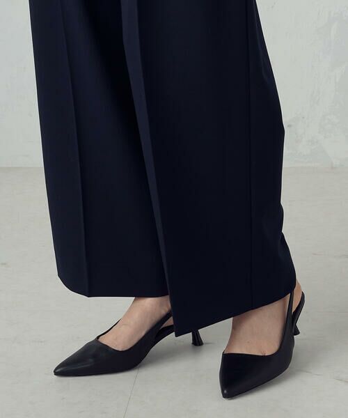 COMME CA ISM / コムサイズム その他パンツ | ストレッチツイル 2タックワイドパンツ / セットアップ対応 | 詳細16