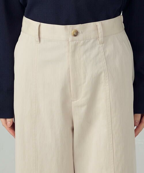 COMME CA ISM / コムサイズム その他パンツ | コットンナイロンツイル ワイドテーパードチノパンツ | 詳細11