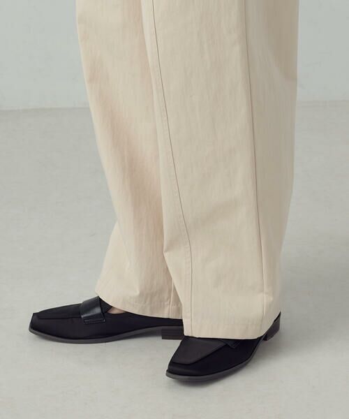 COMME CA ISM / コムサイズム その他パンツ | コットンナイロンツイル ワイドテーパードチノパンツ | 詳細14