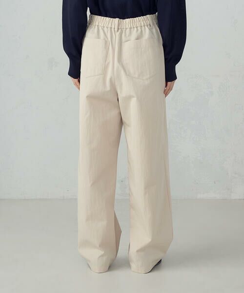 COMME CA ISM / コムサイズム その他パンツ | コットンナイロンツイル ワイドテーパードチノパンツ | 詳細10