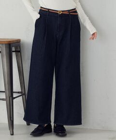 COMME CA ISM / コムサイズム デニムパンツ | ス−パ−ワイドデニムパンツ