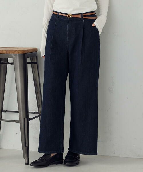COMME CA ISM / コムサイズム デニムパンツ | ス−パ−ワイドデニムパンツ | 詳細7
