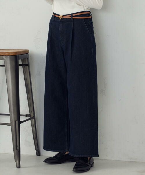 COMME CA ISM / コムサイズム デニムパンツ | 【宮城舞さん着用】ス−パ−ワイドデニムパンツ | 詳細12