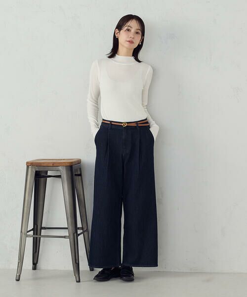 COMME CA ISM / コムサイズム デニムパンツ | ス−パ−ワイドデニムパンツ | 詳細3