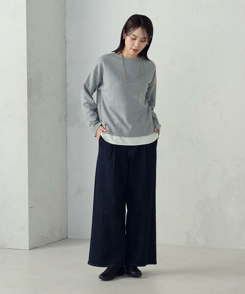 COMME CA ISM / コムサイズム デニムパンツ | ス−パ−ワイドデニムパンツ | 詳細4