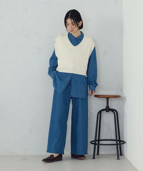 COMME CA ISM / コムサイズム デニムパンツ | ス−パ−ワイドデニムパンツ | 詳細21