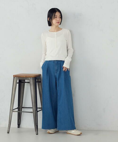 COMME CA ISM / コムサイズム デニムパンツ | 【宮城舞さん着用】ス−パ−ワイドデニムパンツ | 詳細27