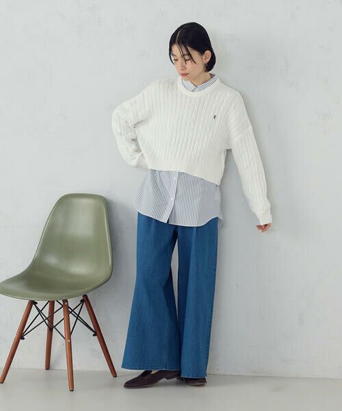 COMME CA ISM / コムサイズム デニムパンツ | ス−パ−ワイドデニムパンツ | 詳細18