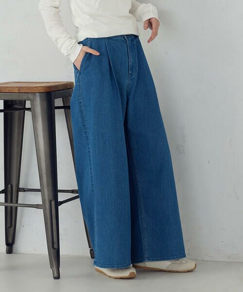 COMME CA ISM / コムサイズム デニムパンツ | ス−パ−ワイドデニムパンツ | 詳細20