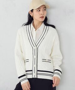 COMME CA ISM / コムサイズム カーディガン・ボレロ | チルデン オーバーサイズカーディガン