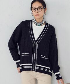 COMME CA ISM / コムサイズム カーディガン・ボレロ | チルデン オーバーサイズカーディガン