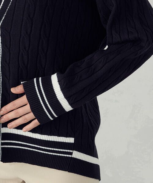 COMME CA ISM / コムサイズム カーディガン・ボレロ | チルデン オーバーサイズカーディガン | 詳細21