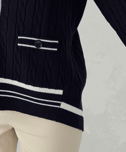 COMME CA ISM / コムサイズム カーディガン・ボレロ | チルデン オーバーサイズカーディガン | 詳細24