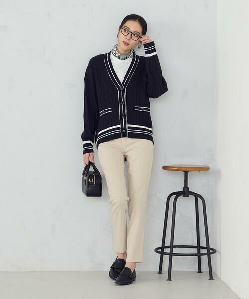 COMME CA ISM / コムサイズム カーディガン・ボレロ | チルデン オーバーサイズカーディガン | 詳細9