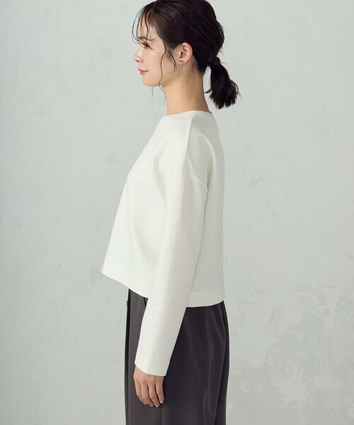 COMME CA ISM / コムサイズム カットソー | クロップド丈 ロンT | 詳細7