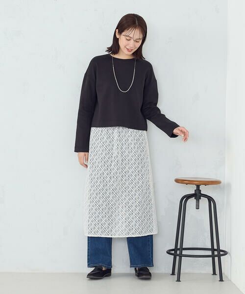 COMME CA ISM / コムサイズム カットソー | クロップド丈 ロンT | 詳細16